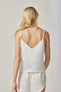 V-neck top with shorts- Pajama set