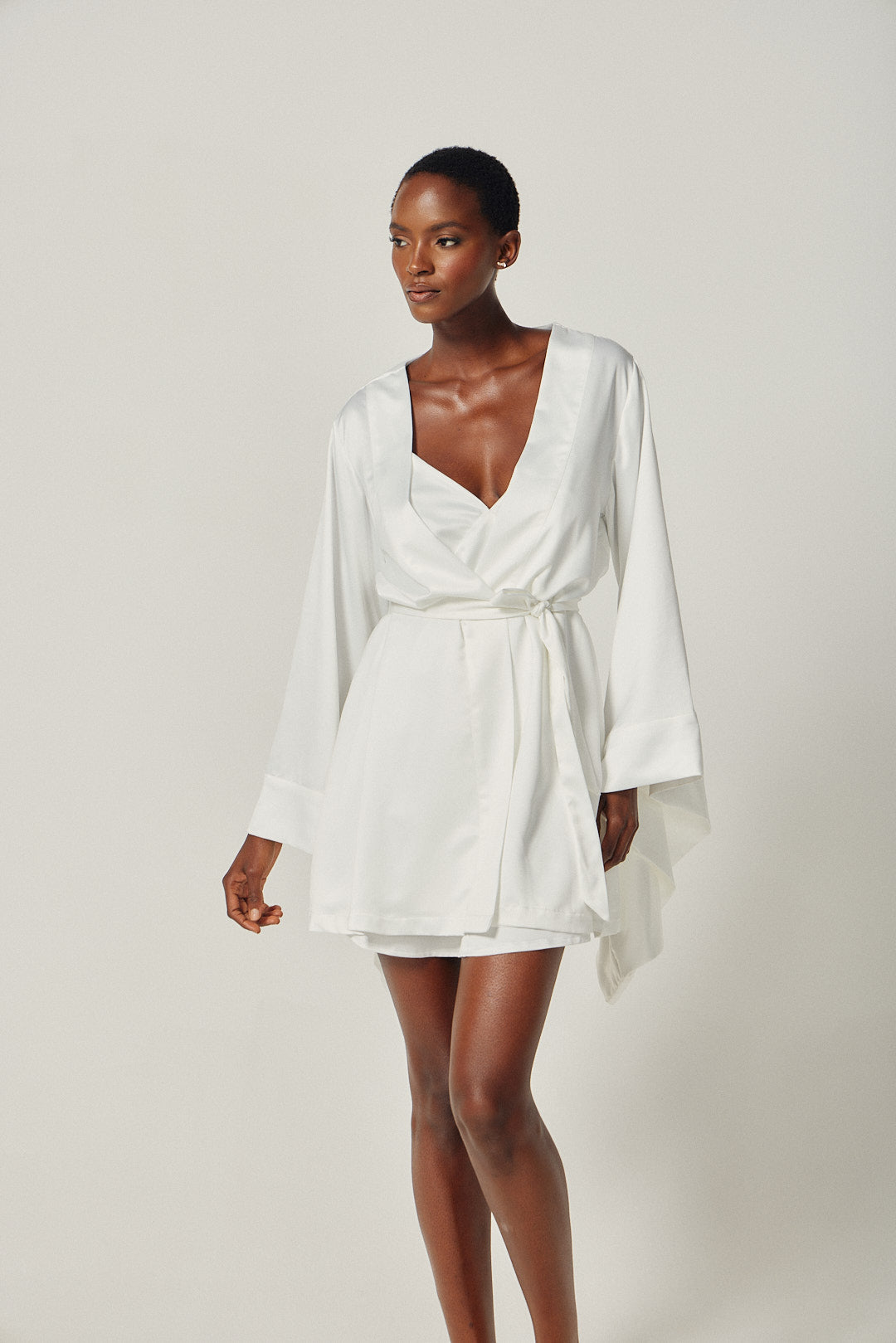 white goddess dress short Goddess Energy Mini Dress - White, Large | Hazel and Olive